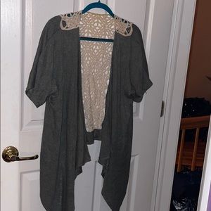 Charlotte Russe olive cardigan